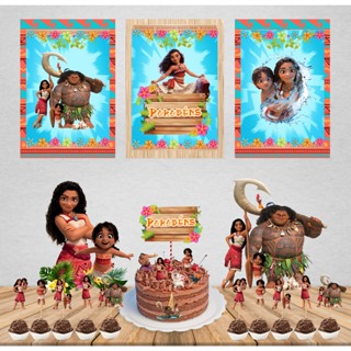 Kit Festa - É Só Um Bolinho - Moana 2 em Oferta na Shopee