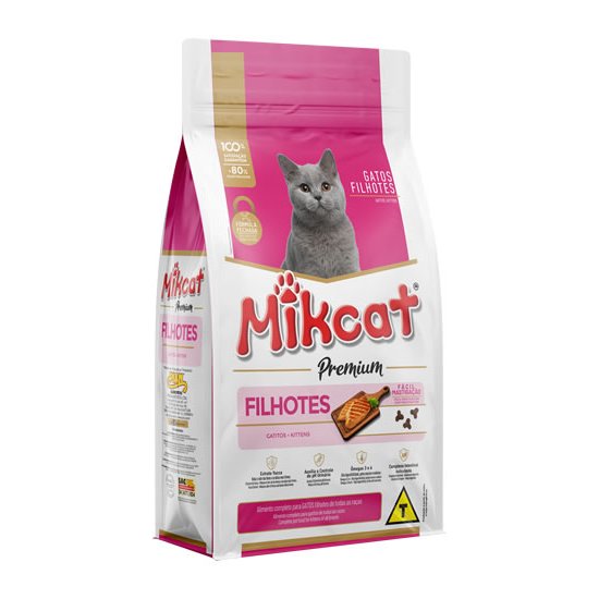 Mikcat Filhote Premium Ração Gatos 7kg