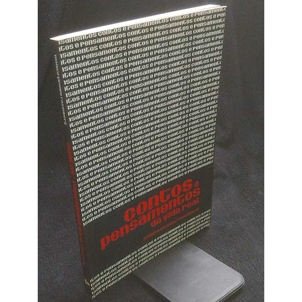 Livro Contos e Pensamentos da Vida Real Livros de Literatura Sebo de Livros usados