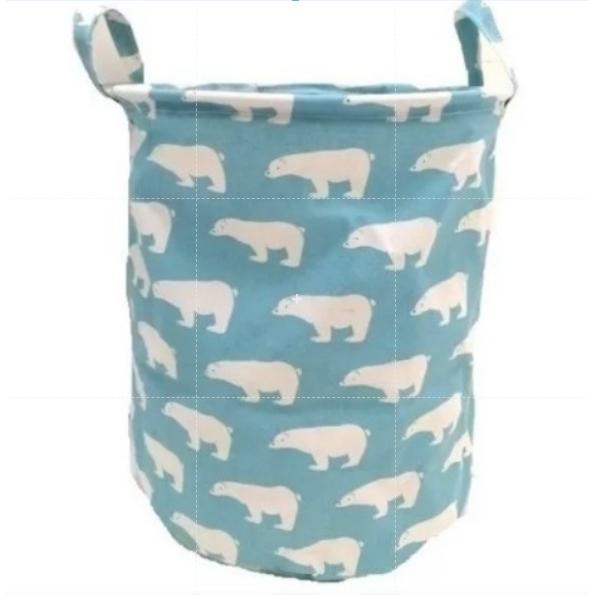 Cesto Organizador De Brinquedo Ou Roupa Suja Dobrável