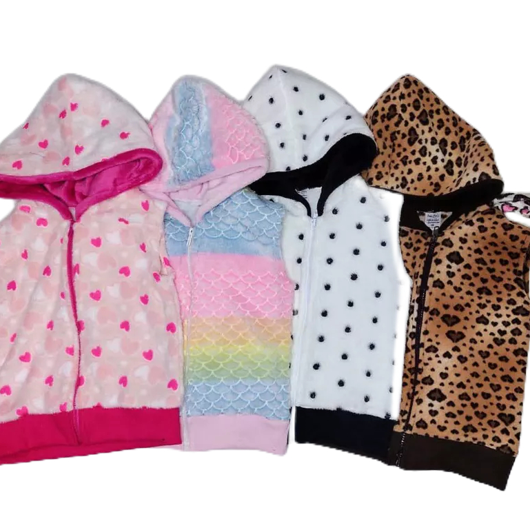 Colete Infantil Inverno Fleece Menina Menino Quentinho Peluciado