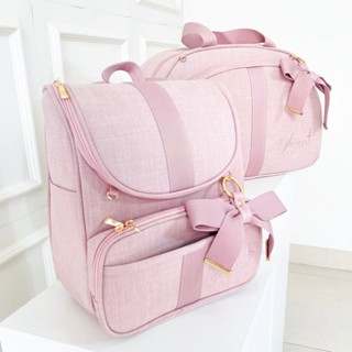 Kit Bolsa Maternidade 2 Peças, Coleção Bailarina Personalizado em Oferta na Shopee