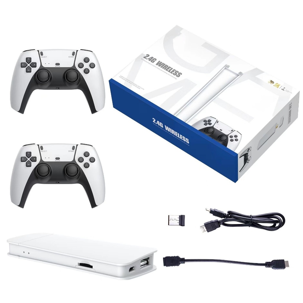 Game Stick M15 Pro 4k 64gb Hdmi Com 2 Controles Se Fio +20mil Jogos