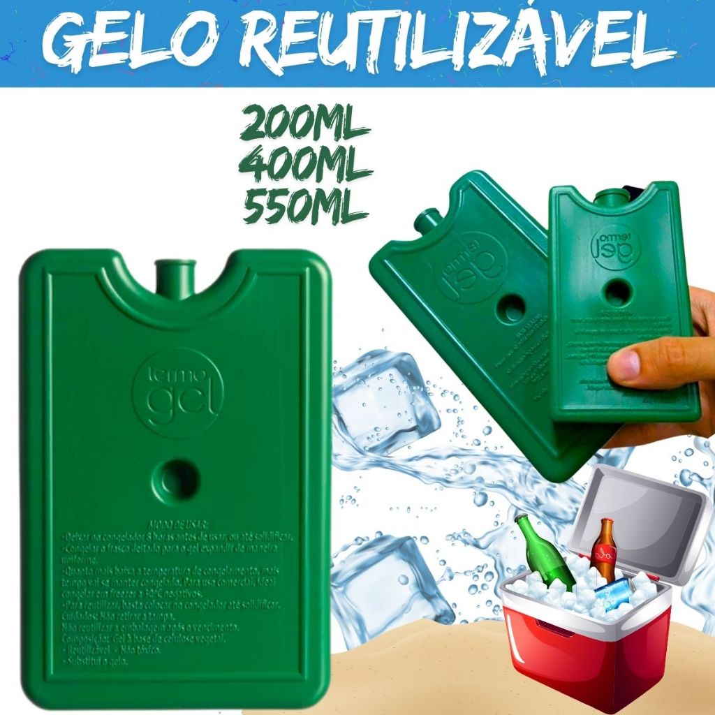Gelo Reutilizavel Rígido Gelox Termogel: Onde Comprar | BuscaProdutos