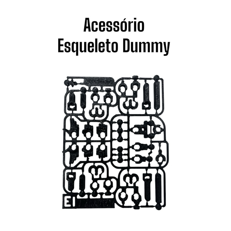 Esqueleto Dummy acessório para reposição de peça