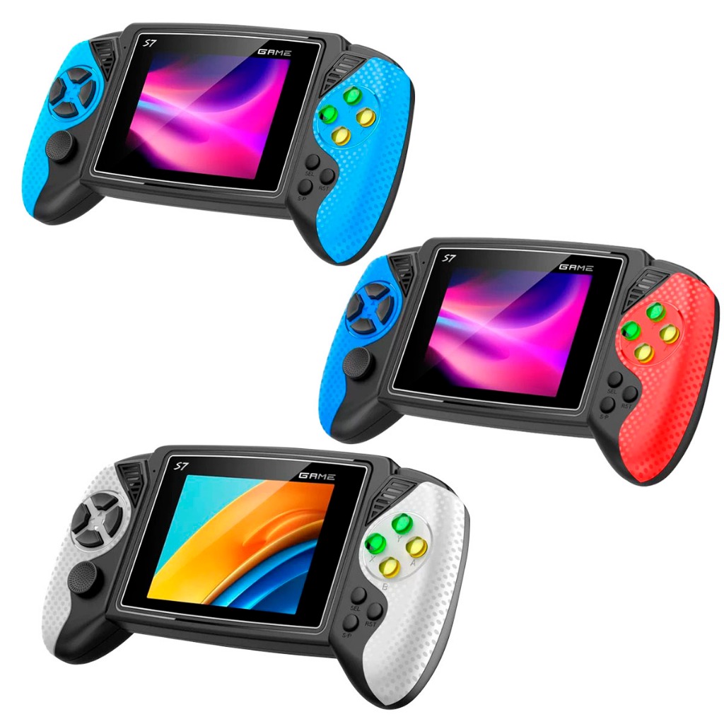 Console portátil  S7 plus com tela de 3.2 polegadas Video Game Portátil em Oferta na Shopee
