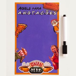 Lousa Magnética de Geladeira "Aquele Para Anotações" com Caneta 12x19,5cm Lista de Compras, Planner em Oferta na Shopee