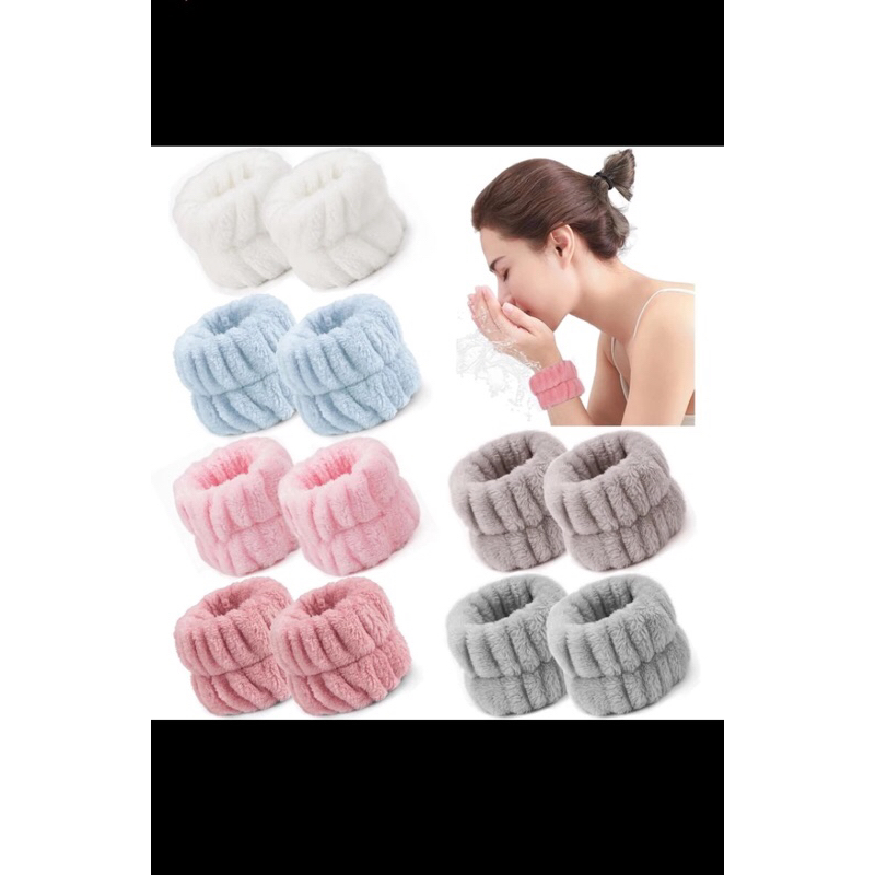 kit tiara com pulseira pra maquiagem de 32,50 por 30,50 oferta da semana