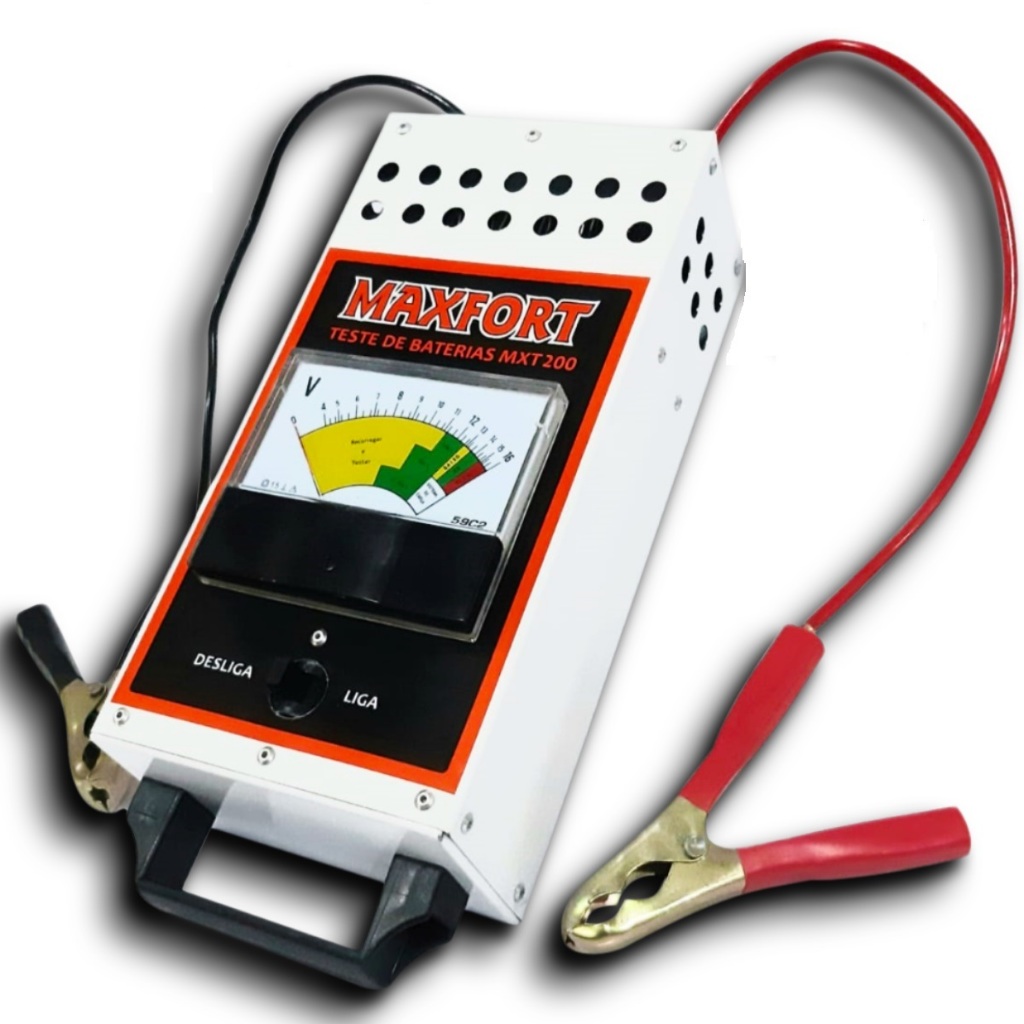 Teste De Bateria Automotivo Maxfort Testador Bateria Mxt-200