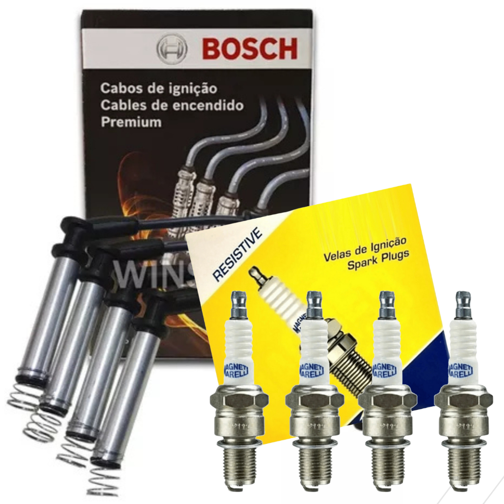 Kit Vela e Cabo de Vela - Magneti Marelli - Uno 1.0/1.3/1.5 - 1990 até 1991 - Carburado