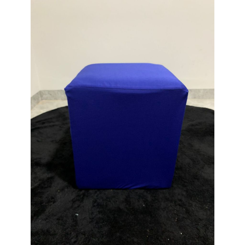 Kit 2 Capas De Puff Quadrado 35 cm x 35 cm Malha Com Elástico Oferta Linda em Oferta na Shopee