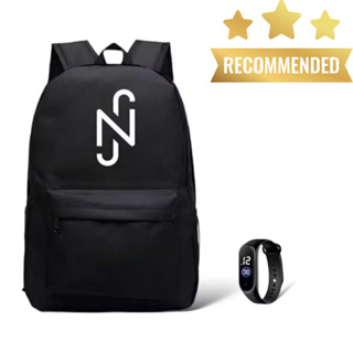 Bolsa mochila de Costa Escolar Passeio Trabalho + Relogio Oferta em Oferta na Shopee