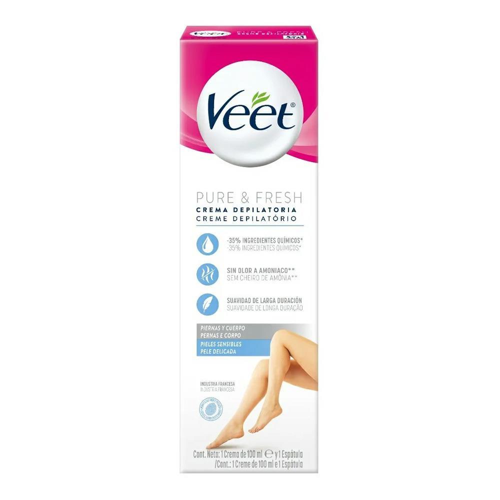 VEET CREME DEPILATÓRIO PELES DELICADAS COM 100ML em Oferta na Shopee