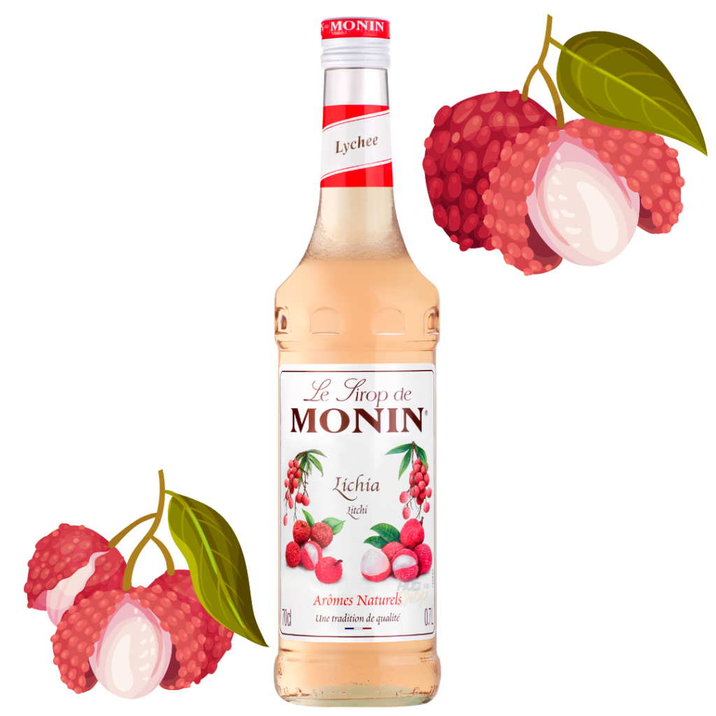 Xarope Monin Lichia P/ Drink Soda Italiana Gin 700ml