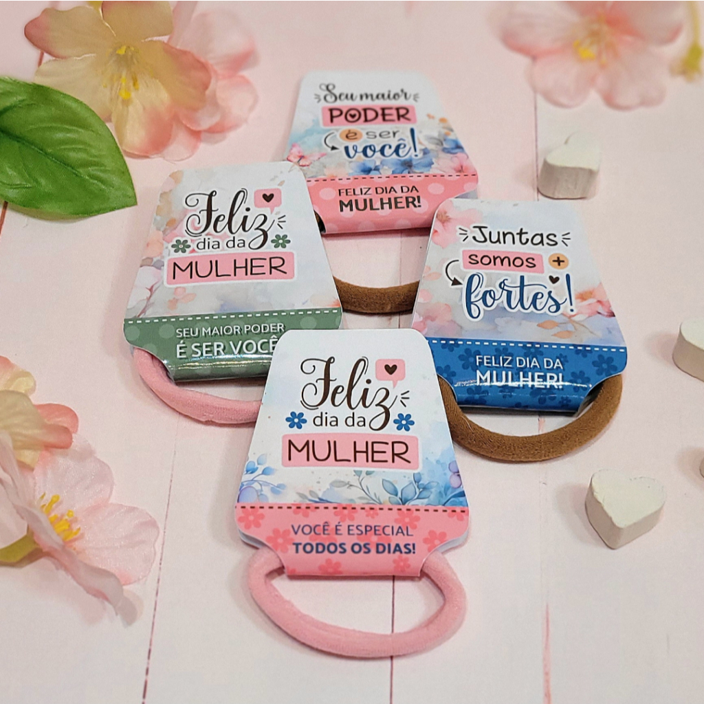 Tags xuxinha para cabelo mimo cliente/DIA DAS MULHERES (não acompanha os lacinhos ) em Oferta na Shopee