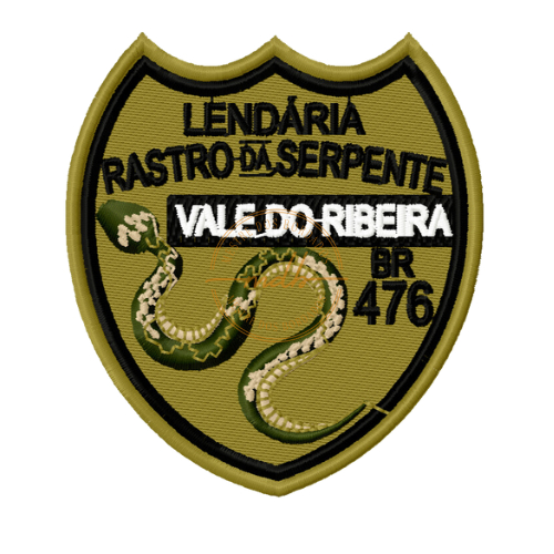 Patche Bordado RASTRO DA SERPENTE - LENDÁRIA