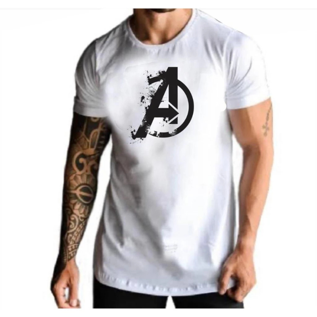 Camiseta Camisa Masculina Avengers Os Vingadores Herois Promoção