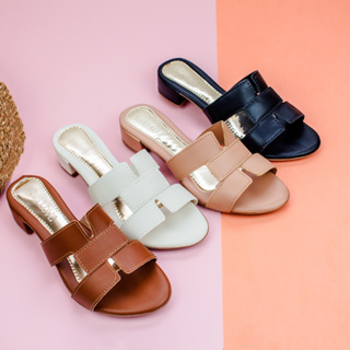 Tamanco Feminino Tira H Saltinho Baixo Sandália Brilho Confortável Básica Promoção Tendência Verão em Oferta na Shopee