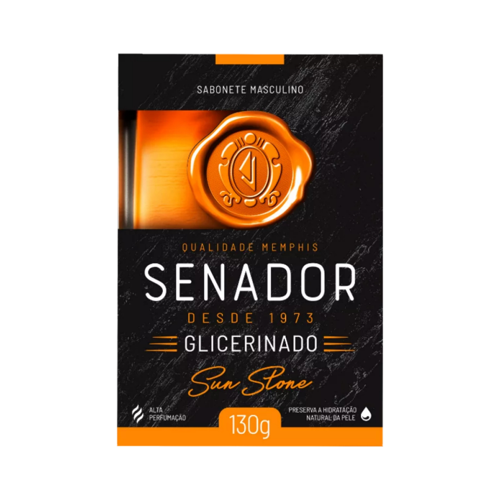 Senador Sabonete Glicerinado Sun Stone 130g