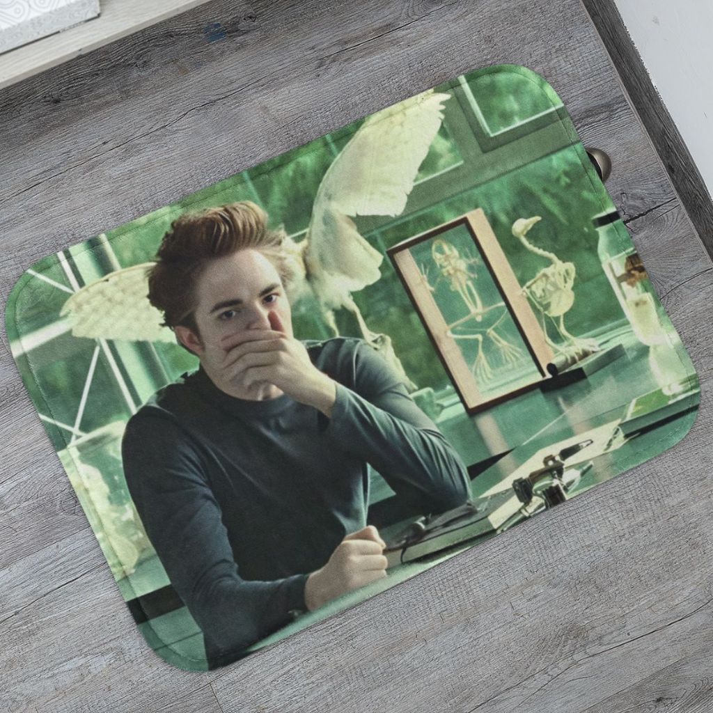 Tapete Porta de Entrada  Edward Cullen Crepúsculo Antiderrapante 40x60