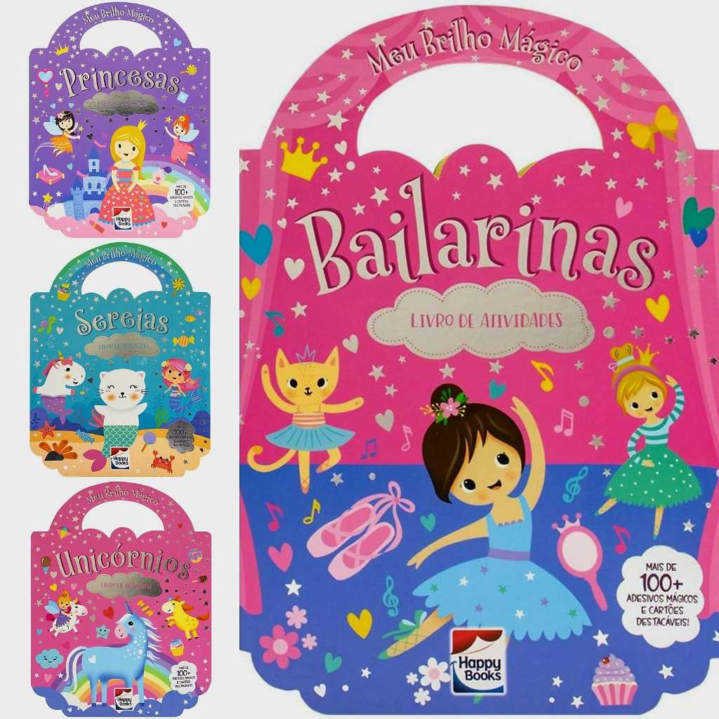 Meu Brilho Mágico! Livro de Atividades Infantil Educativo