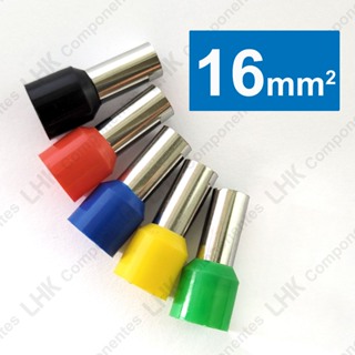 Terminal ilhós tubular 16mm isolado E16-12 em Oferta na Shopee