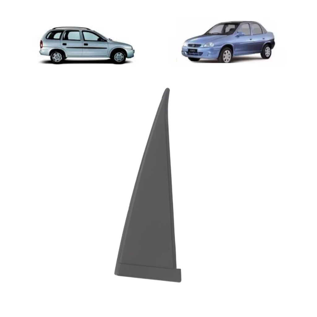 Moldura Acabamento Externo Porta Traseira LD Corsa Classic 2002 A 2016 Corsa Wagon 1999 A 2003