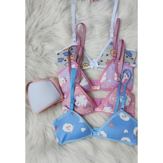 Kit Sutiã 3/ 6 Escolar Conforto Espuminha Bojo Molinho em Oferta na Shopee