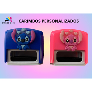 CARIMBO STITCH PERSONALIZADO NYKON 302 ESTOJO FEMININO ESCOLAR ESCRITORIO PAPELARIA ENFERMAGEM PROFISSOES em Oferta na Shopee