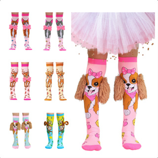 1 PAR De Meias Cano Longo Acima do Joelho 3D Tridimensional Infantil Com Estampa Fofa Divertida em Oferta na Shopee