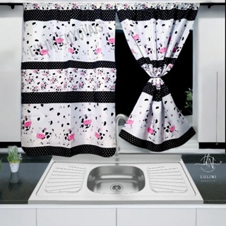 Cortina Cozinha Vitro Estampada 200x130m - DECORAÇÃO em Oferta na Shopee