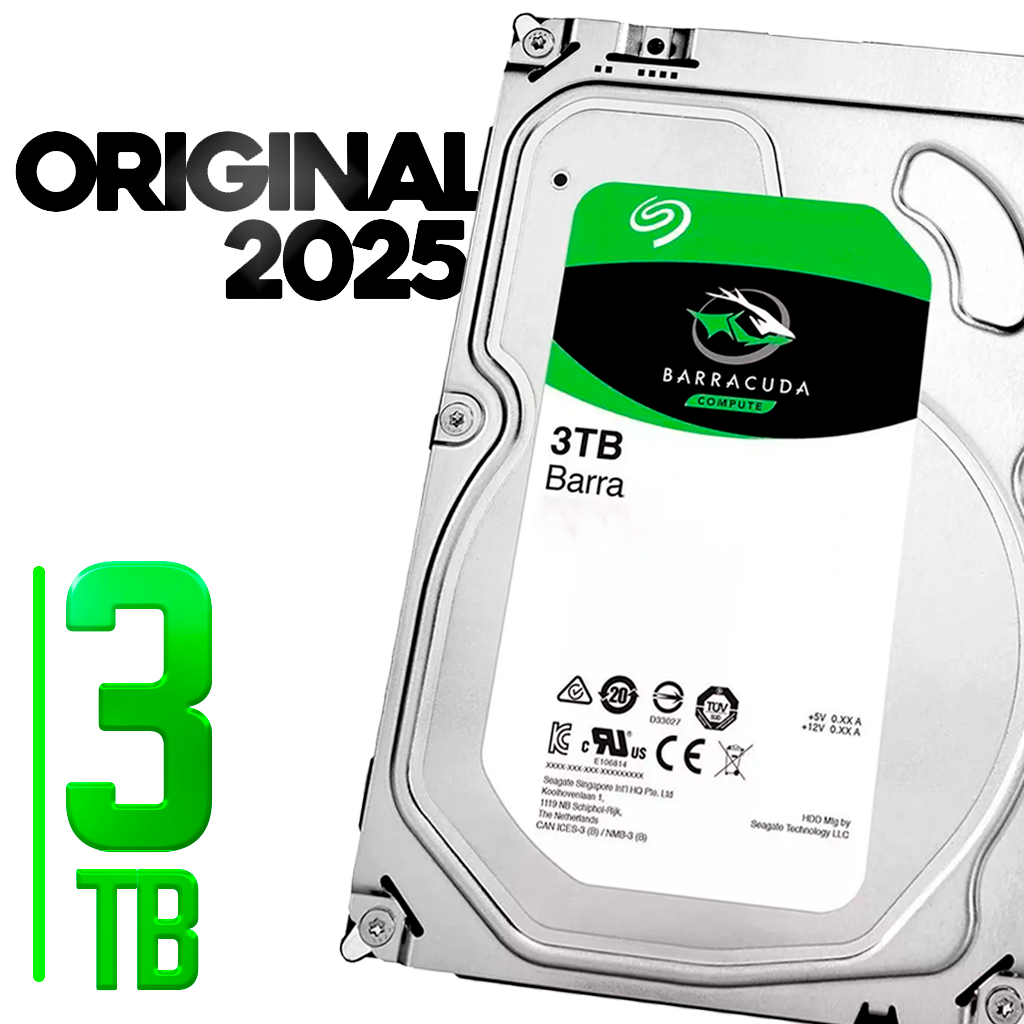 Disco Rígido Com 3tb Sata Seag/ 64mb 7200rpm Mod St3000dm008