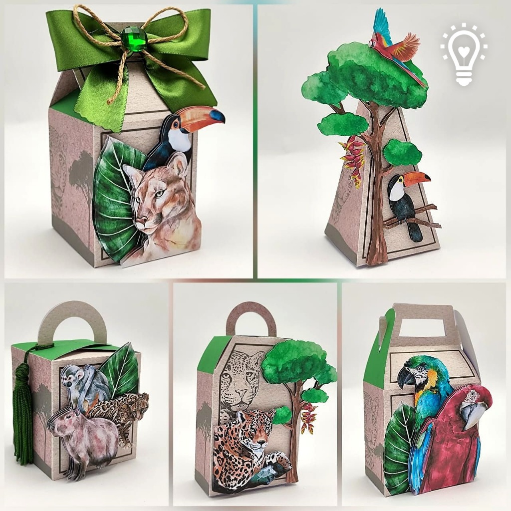 Personalizados Animais da Amazônia PEGUE E MONTE em Oferta na Shopee