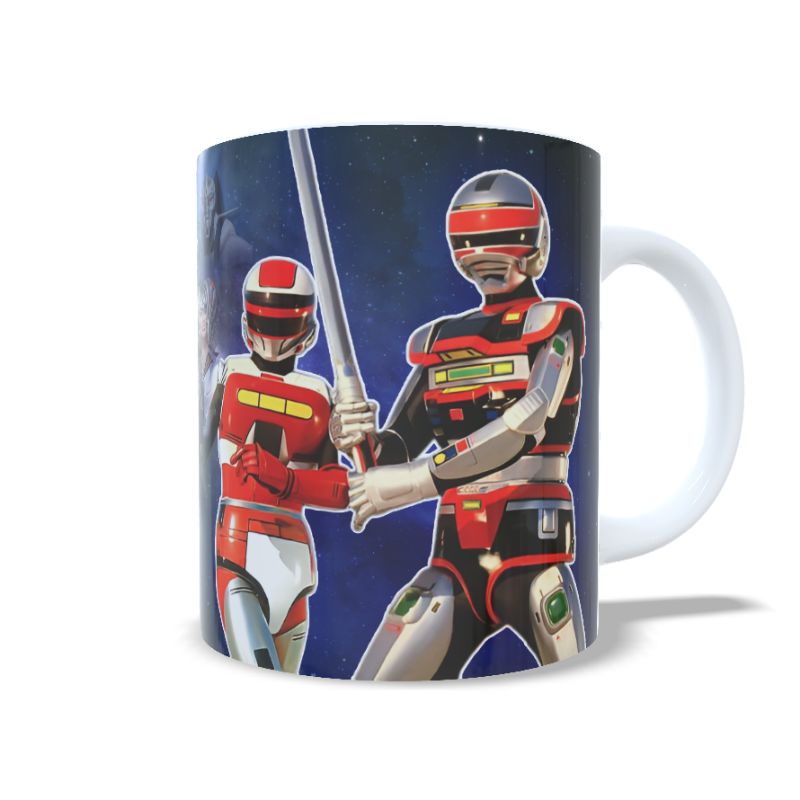 Caneca Cerâmica Spielvan Tokusatsu Metal Hero 325ml
