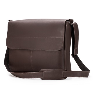 Bolsa Masculina Carteiro Transversal Couro Legitimo Notebook 15.9 Luxo em Oferta na Shopee