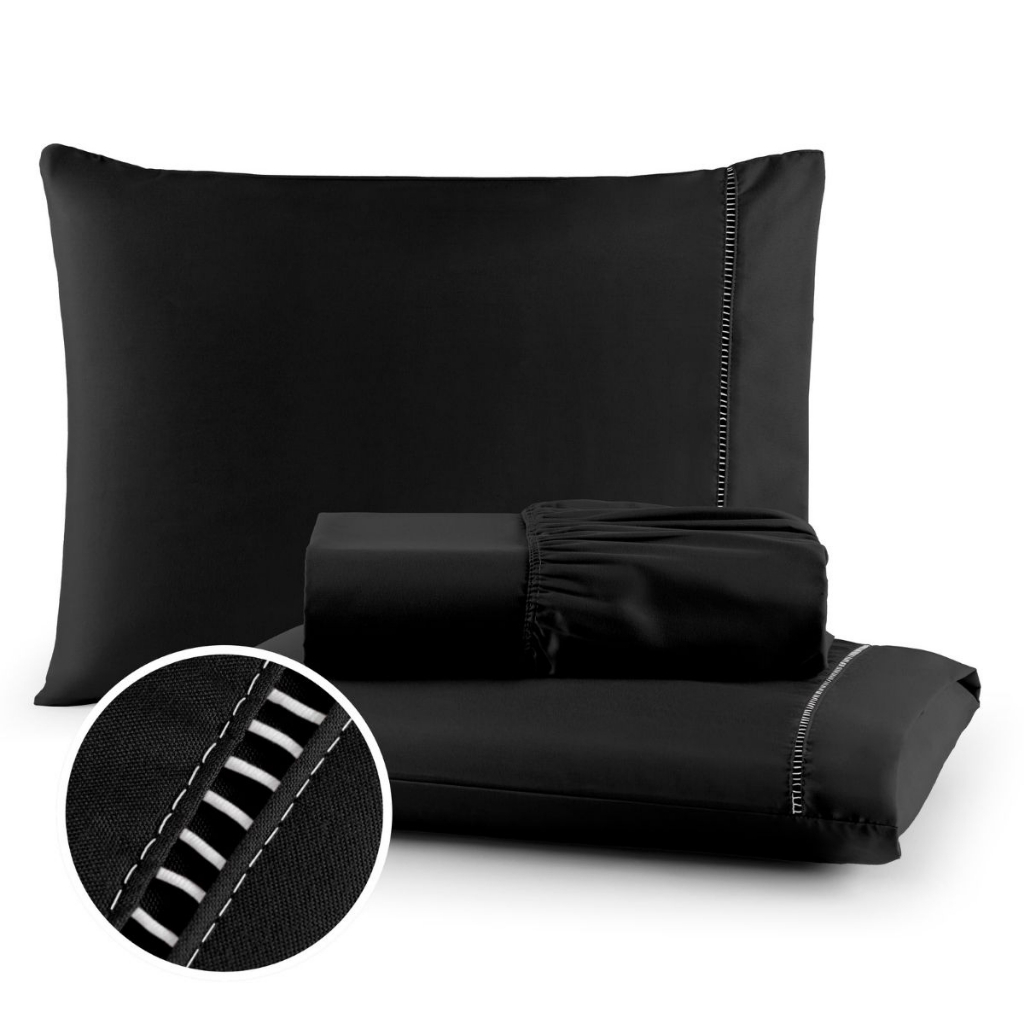 Jogo De Cama Lençol Elastico Extra Macio Barato Micropercal em Oferta na Shopee