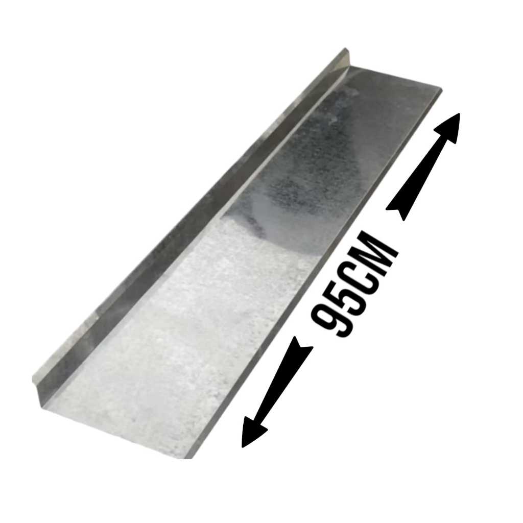 kit 10 Rufo Calha Rufo Aço Galvanizada 20cm x 95cm - Ideal para Vedação de Telhados e Paredes telhado livre de vazamento em Oferta na Shopee