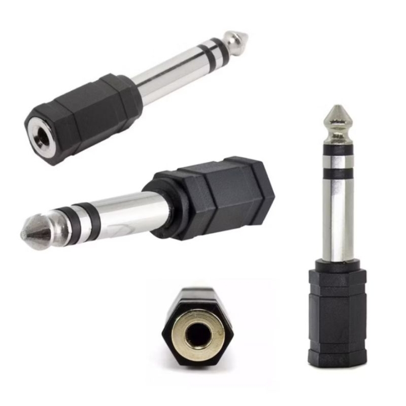 Adaptador P10 Stereo P/ Jack P2 P/ Fone De Ouvido Caixa Som