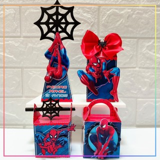 Kit Festa Homem Aranha/20 Itens/Lembrancinhas/Aniversário/Mesversário/Personalizados