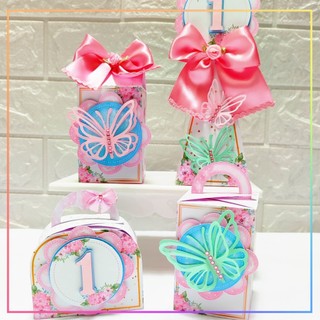Kit Festa Jardim Encantado/Jardim das Borboletas/10 Itens/Lembrancinhas/Aniversário/Mesversário/Personalizados