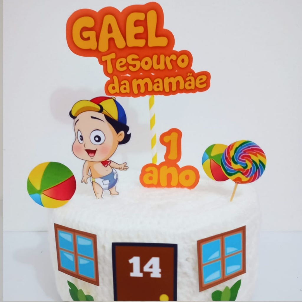 Topo Topper Decoração De Bolo Enfeite Kiko/Quico Chaves em Oferta na Shopee