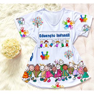 Camiseta Profissão Educação infantil / Educação Feminina em Oferta na Shopee