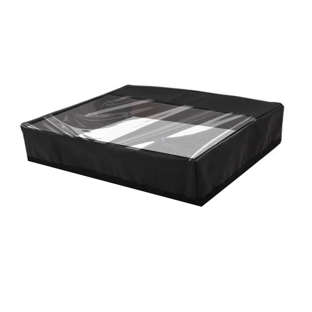 Capa para Cooktop L77cm P70cm A12cm Topo Transaprente Impermeável