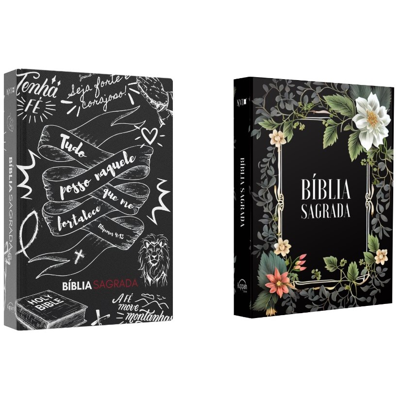 Kit Bíblia Sagrada | NVI | Jovem Cristão + Bíblia Sagrada | NVI | Jardim - Books & Magazines