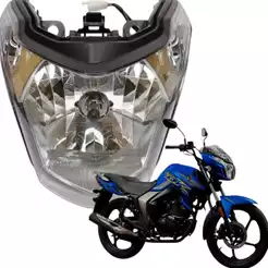 Farol Completo Haojue Dk 150 2017 a 2024 Com Lampada