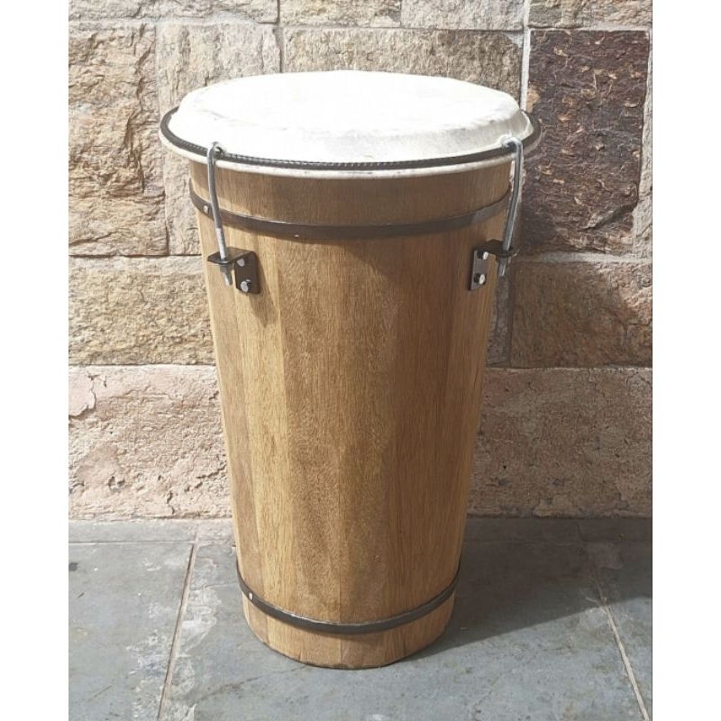 Atabaque/Macaco de 50cm feito com madeira nobre ( tachi )