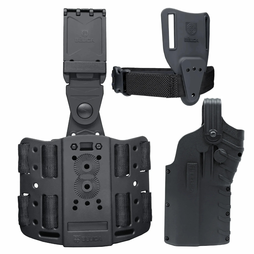 Combo Coldre  G5F  G45 Geração - 6 G17 G19 G25 G3 TORO Mid-Ride  * Arex Delta  M * - Bélica