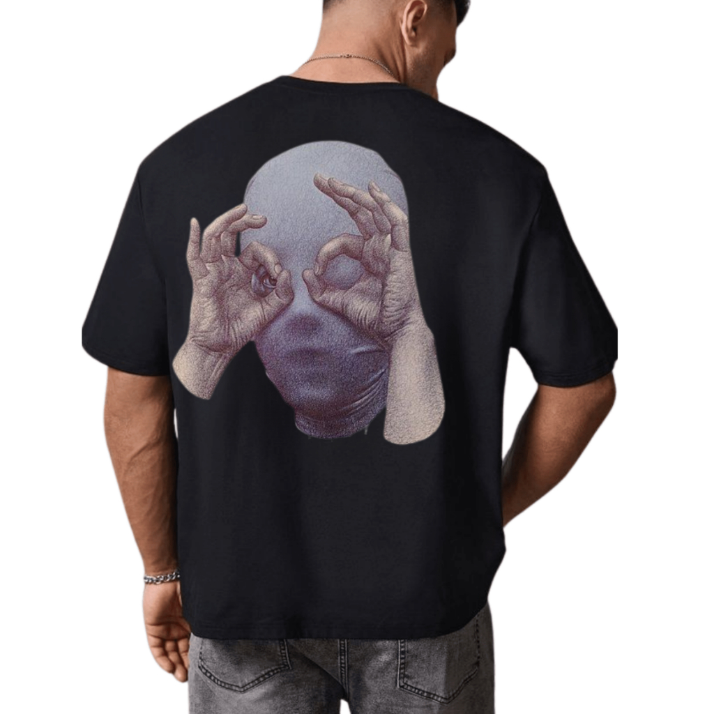 Camiseta Estampada Mascara Treino Academia Camisa Oversized Streetwear lançamento 2025