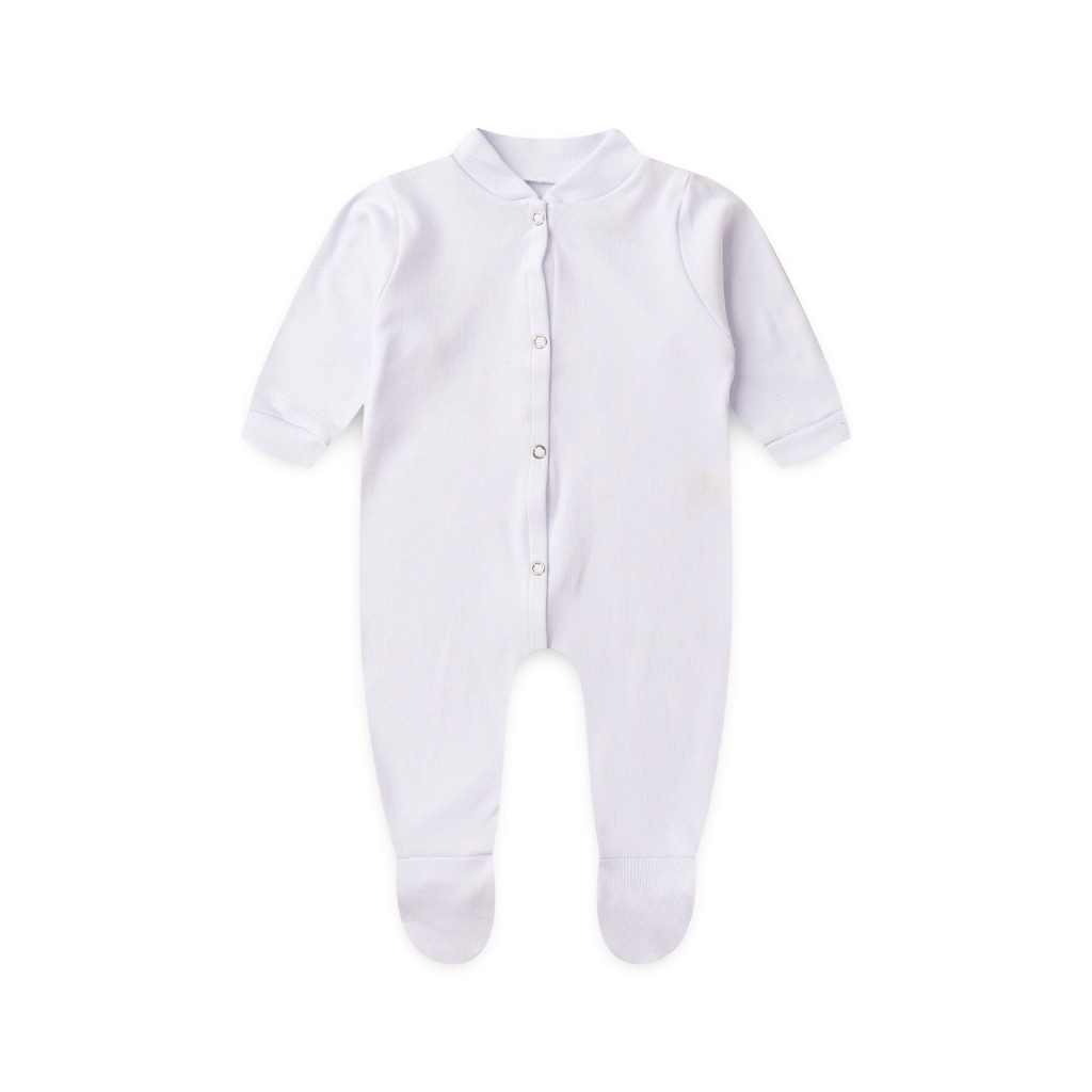 Macacão Bebe Canelado Longo Com Pé (RN/P/M/G) - TOP CHOT em Oferta na Shopee