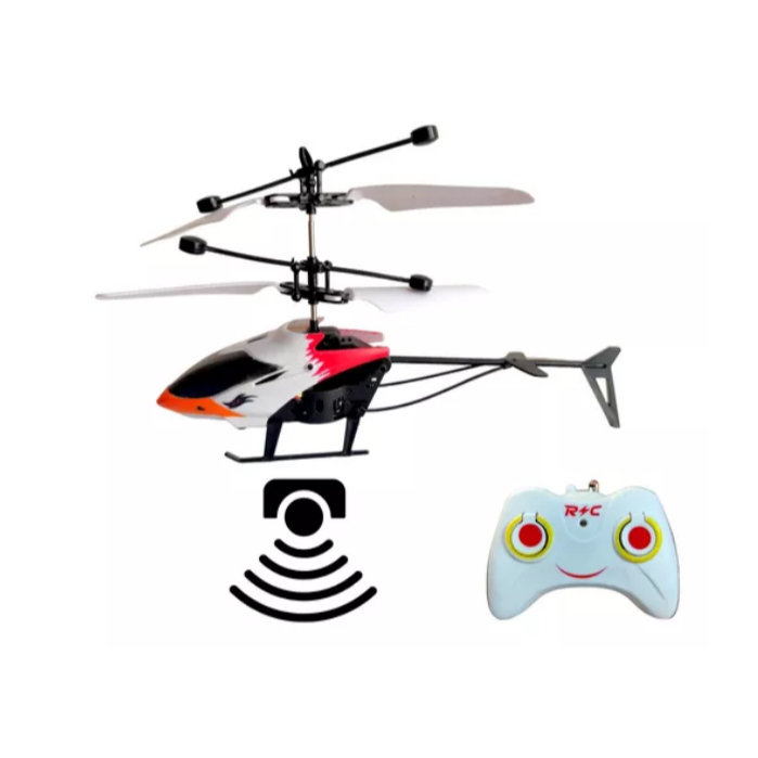 Brinquedo Helicóptero drone de Controle Remoto Recarregável